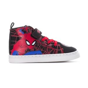 New in Box Spiderman hi-top shoes in red/black boys 11